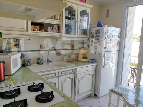 Appartement T3, garage et cave, quartier Près d'Arènes