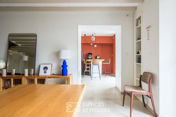 Longère rénovée avec piscine au calme