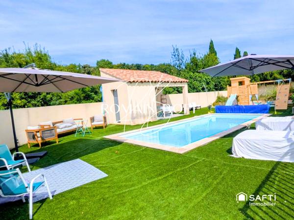 Maison 5 pièces de 153m2 sur 837m2 de terrain avec piscine