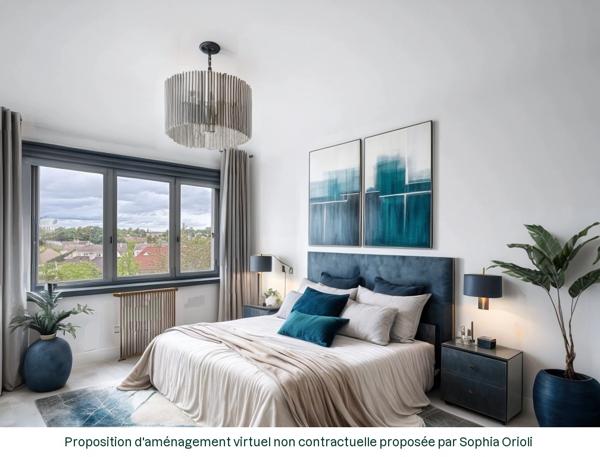 Appartement 2 pièces - 55 m² Exclusivité efficity