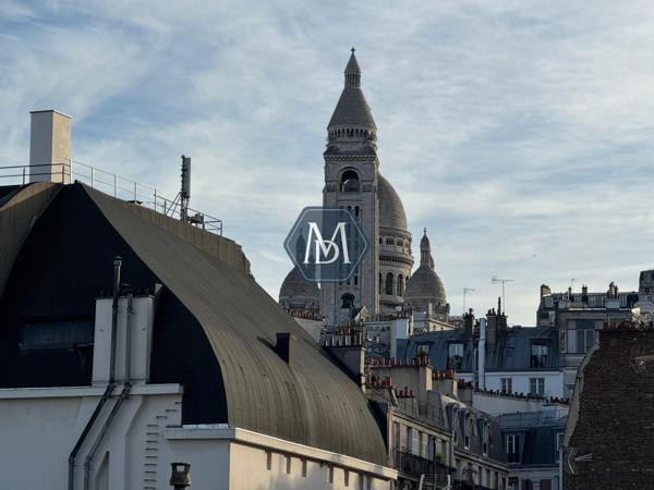 75018 - Jules Joffrin - Studio splendide vue Basilique Sacré-Cœur
