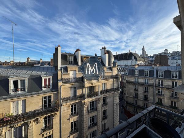 75018 - Jules Joffrin - Studio splendide vue Basilique Sacré-Cœur