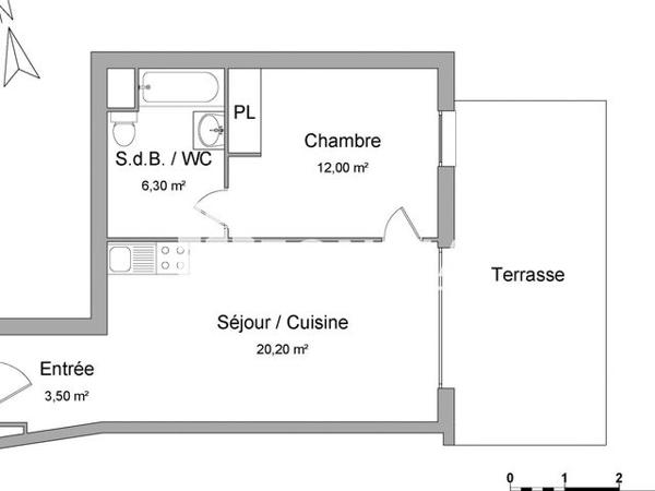 Location Appartement 2 pièces 42 m² - 46 AVENUE ALBERT PETIT Bagneux 92220