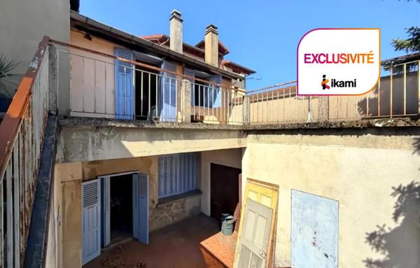 Saint Marcellin, en exclusivité, maison de ville 145 m2 au fort potentiel