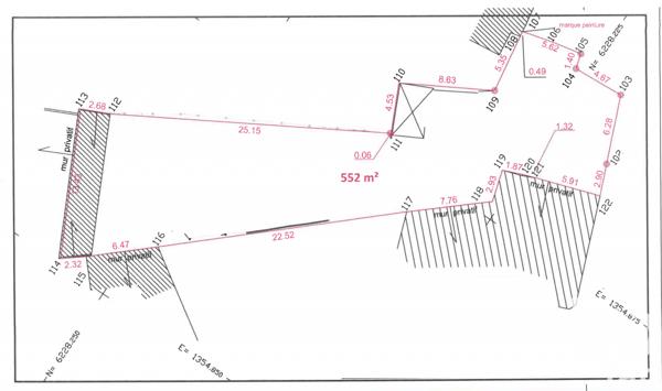 Terrain à vendre 552 m² Rezé