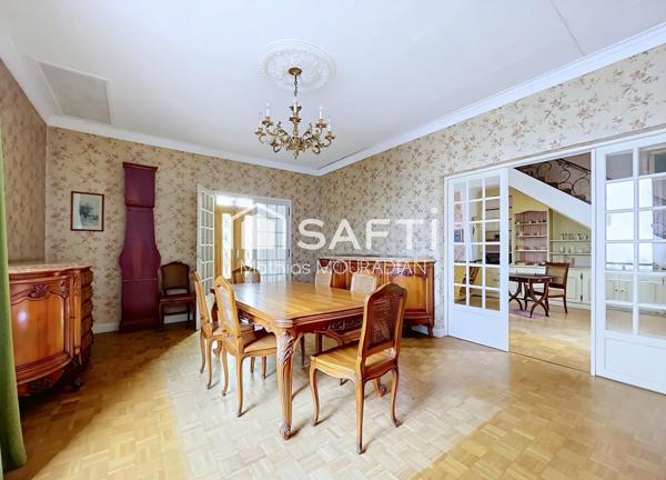 EXCLUSIVITÉ – Maison familiale de 132 m² avec garage, sous-sol total et dépendance, aux portes de Paris.