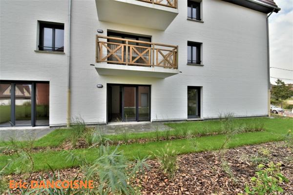 A louer T2 avec jardin, terrasse, et stationnement sécurisé