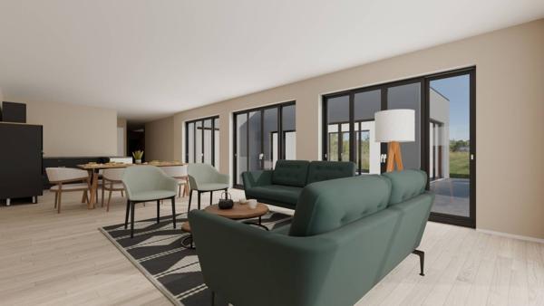 Terrain + Maison à vendre 7 pièces - 200 m²