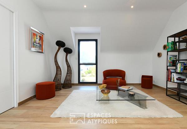 Unique à la vente – Elégante villa d’architecte aux portes de l’océan