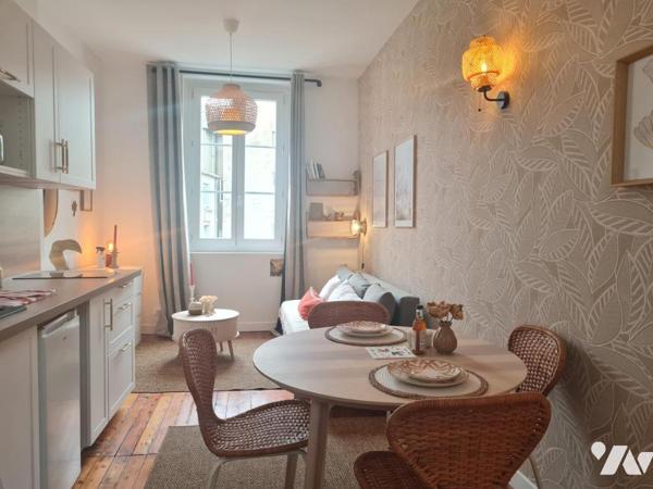NANTES - CENTRE VILLE - Appartement de type 1 de 23m² rénové et meublé