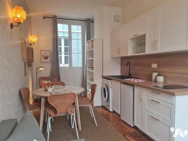 NANTES - CENTRE VILLE - Appartement de type 1 de 23m² rénové et meublé