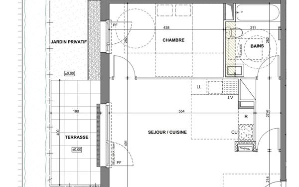 Appartement à vendre    2 pièces • 49 m2 Hoenheim