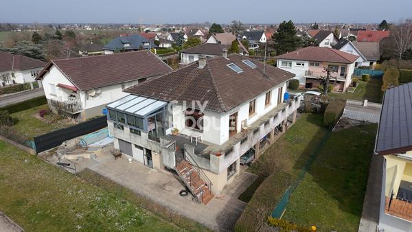 Maison 5 pièces 132 m² Pfastatt plain pied surélevé