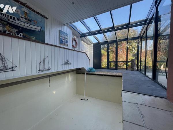 Maison atypique à 300m de l'Embarcadère de l'île aux Moines avec piscine intérieure 