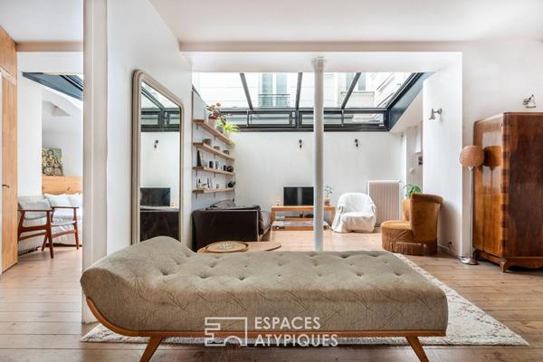Loft au calme absolu au coeur du Village Paul Bert