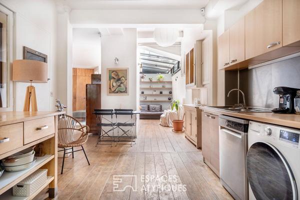 Loft au calme absolu au coeur du Village Paul Bert
