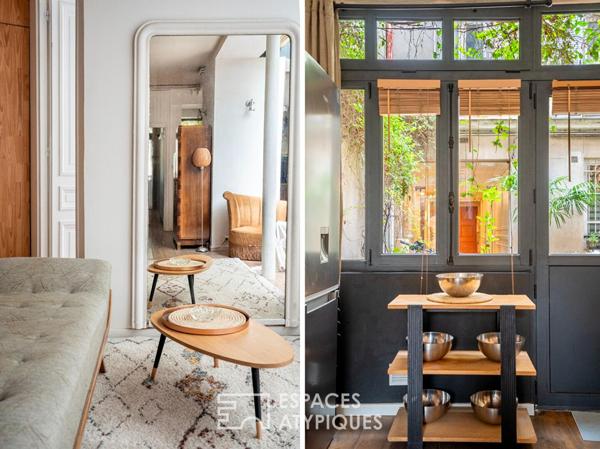 Loft au calme absolu au coeur du Village Paul Bert