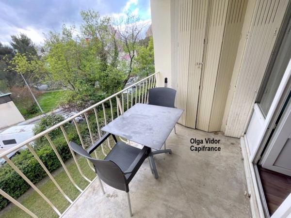 Appartement à vendre 2 pièces de 45 m² quartier ALCO MONTPELLIER (34)avec garage fermé, terrasse, cave, séchoir
