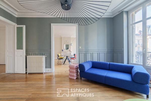 Appartement de charme rénové dans un immeuble de caractère