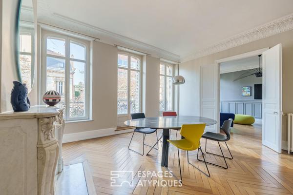 Appartement de charme rénové dans un immeuble de caractère