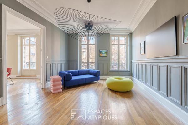 Appartement de charme rénové dans un immeuble de caractère