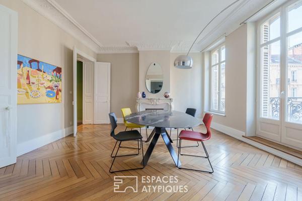 Appartement de charme rénové dans un immeuble de caractère