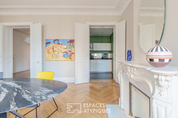 Appartement de charme rénové dans un immeuble de caractère
