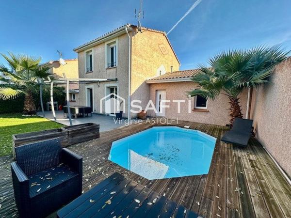 SAINT-LYS - Belle maison avec piscine, idéalement située !