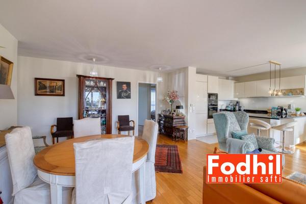 Appartement 4 pièces 91 m²- 5éme et dernier étage avec terrasse, 2 parkings et 2 caves