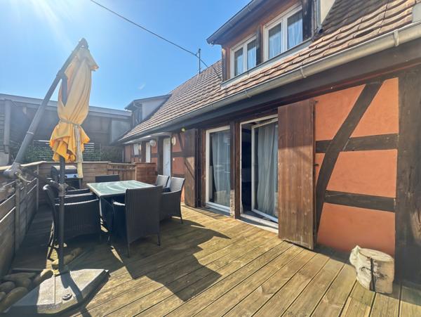 Meistratzheim (67210) 3 PIÈCES DUPLEX AVEC GRANDE TERRASSE
