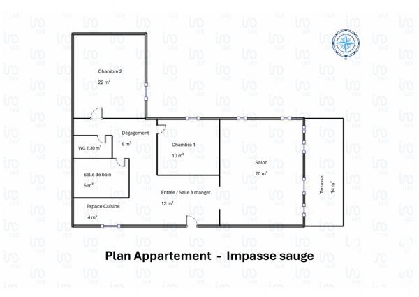 Appartement à vendre 3 pièces 81 m² Vienne