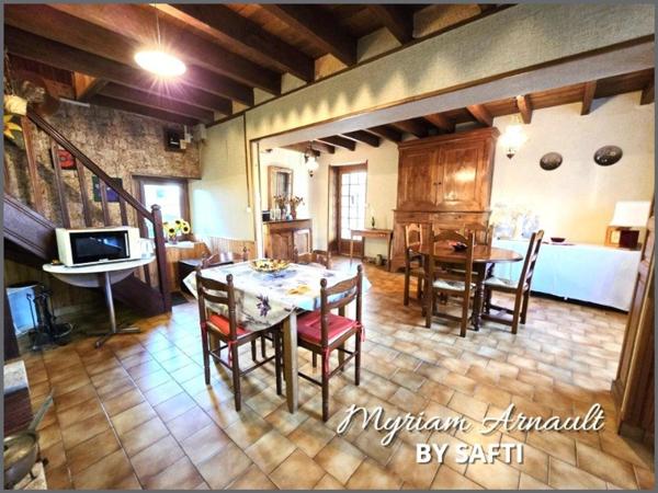 Maison en pierre avec véranda 3 chambres