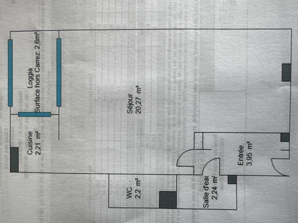 Appartement 1 pièce - 31 m²