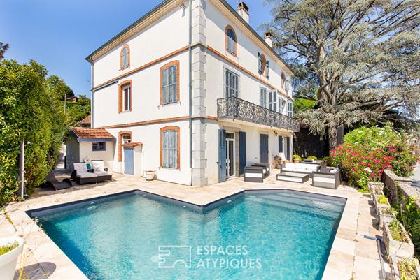 Maison de maître avec piscine