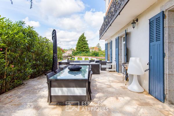 Maison de maître avec piscine