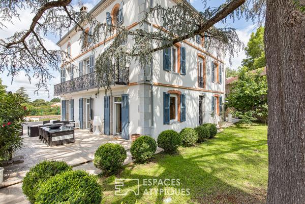 Maison de maître avec piscine