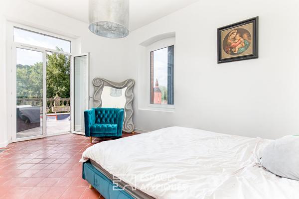 Maison de maître avec piscine