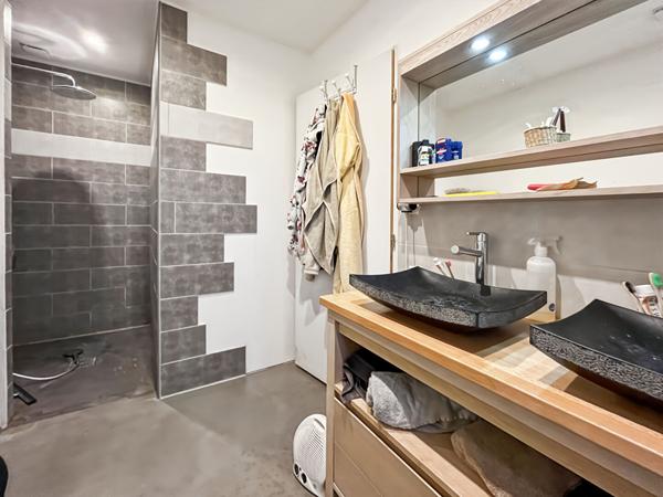 À vendre : Propriété avec maison récente et maison en pierre à rénover sur grand terrain