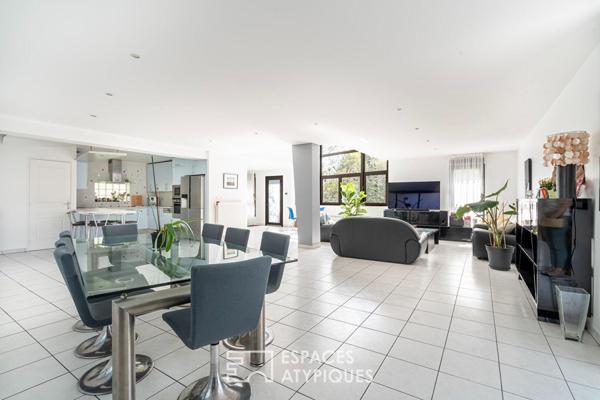 Maison d’architecte avec terrasse