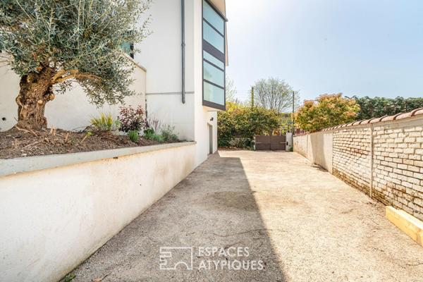 Maison d’architecte avec terrasse