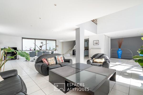 Maison d’architecte avec terrasse