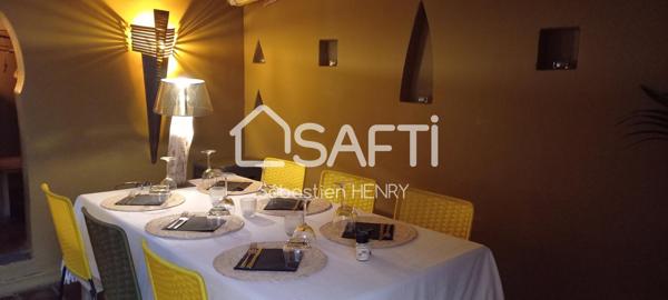 Fond commerce Restaurant cuisine du monde