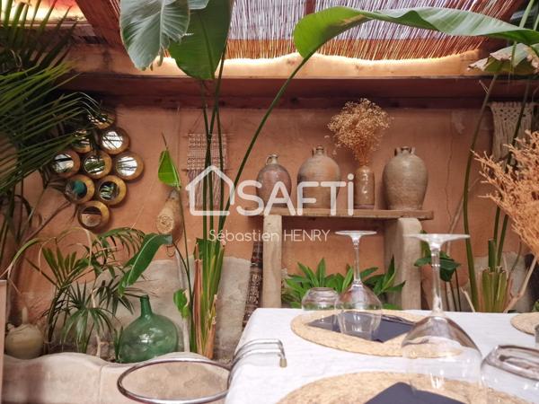 Fond commerce Restaurant cuisine du monde