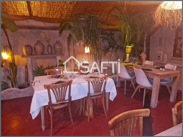 Fond commerce Restaurant cuisine du monde