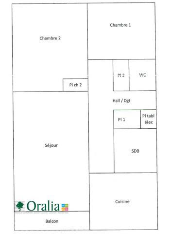Appartement · Location Dijon (21000) 3 pièces · 57m²
