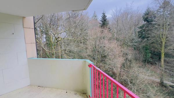 Quimper Ouest - Appartement T4 de 78 m² habitable - 1 loggia - Une terrasse - Cave.
