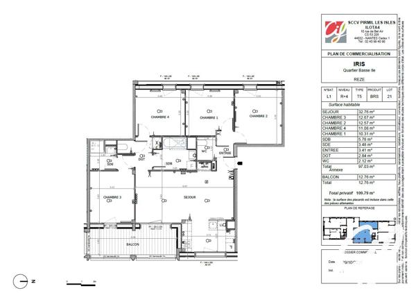 Appartement T5 et plus