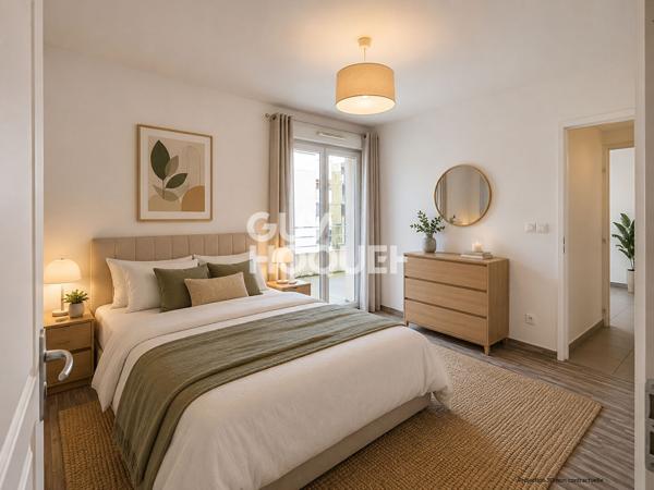 Secteur Carré de Soie | T2 récent avec grand balcon