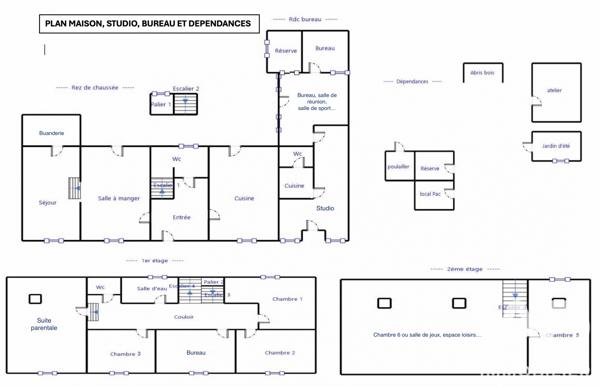 Maison à vendre 11 pièces 264 m² Port-Saint-Père