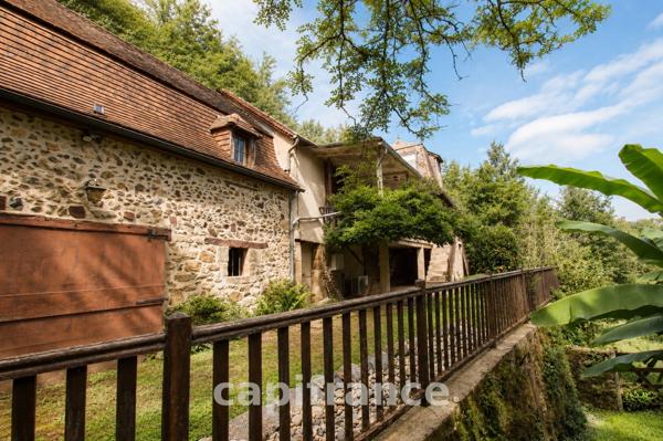 Maison de charme sur les hauteurs de Beaulieu-sur-Dordogne 4 chambres, terrain, source d'eau